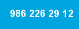 986 226 29 12